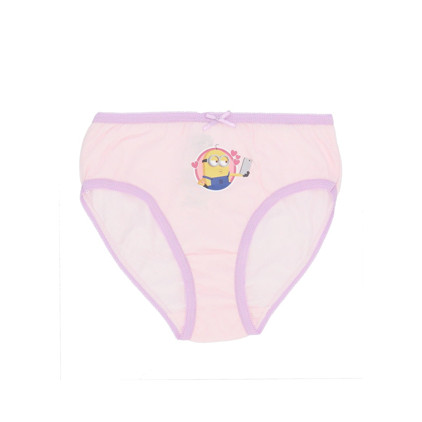 Minions Mädchen Slips 3er Set Baumwolle Kinder Unterwäsche Alltag