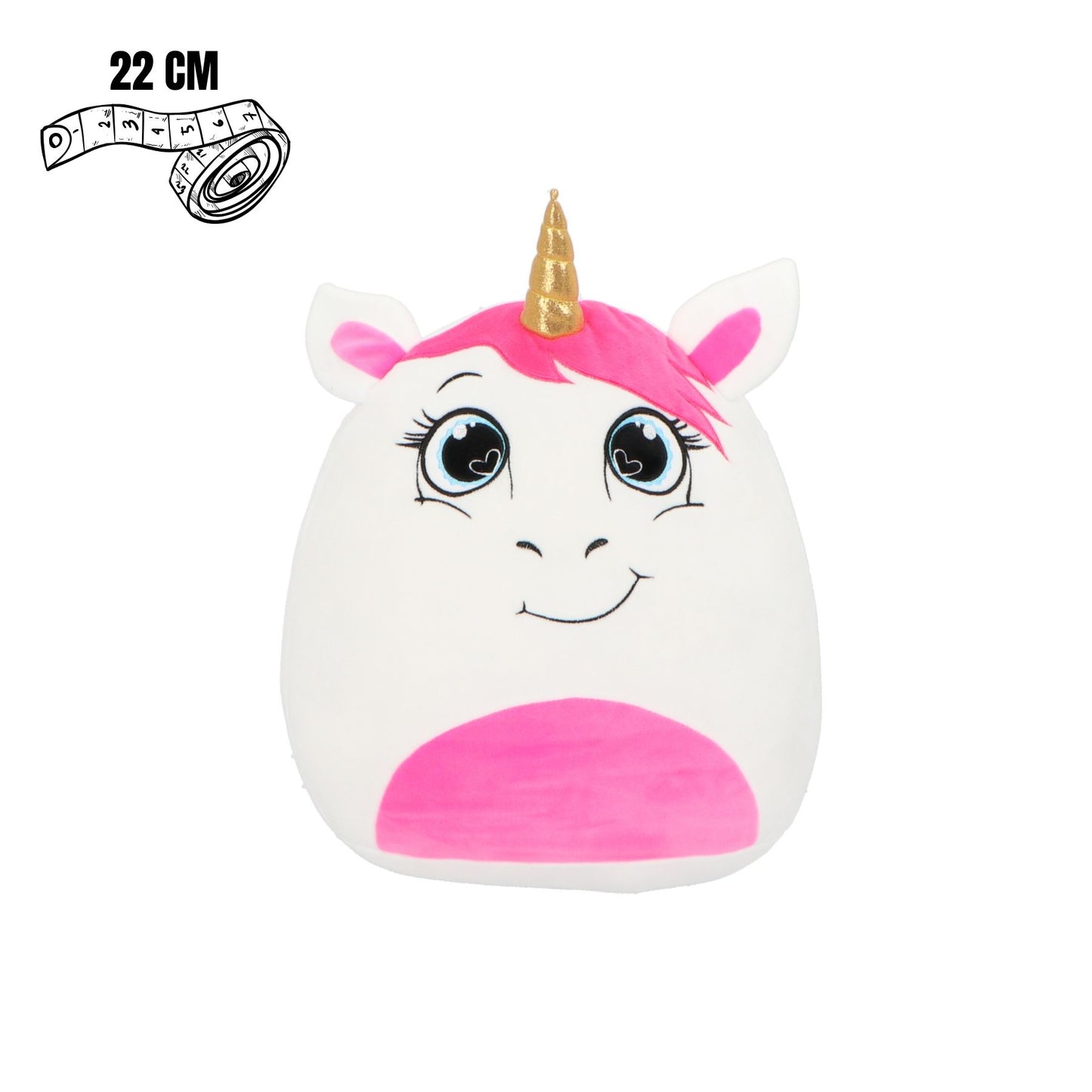 Unicorn Squishy Weiß Softfigur zum Drücken Plüschfigur