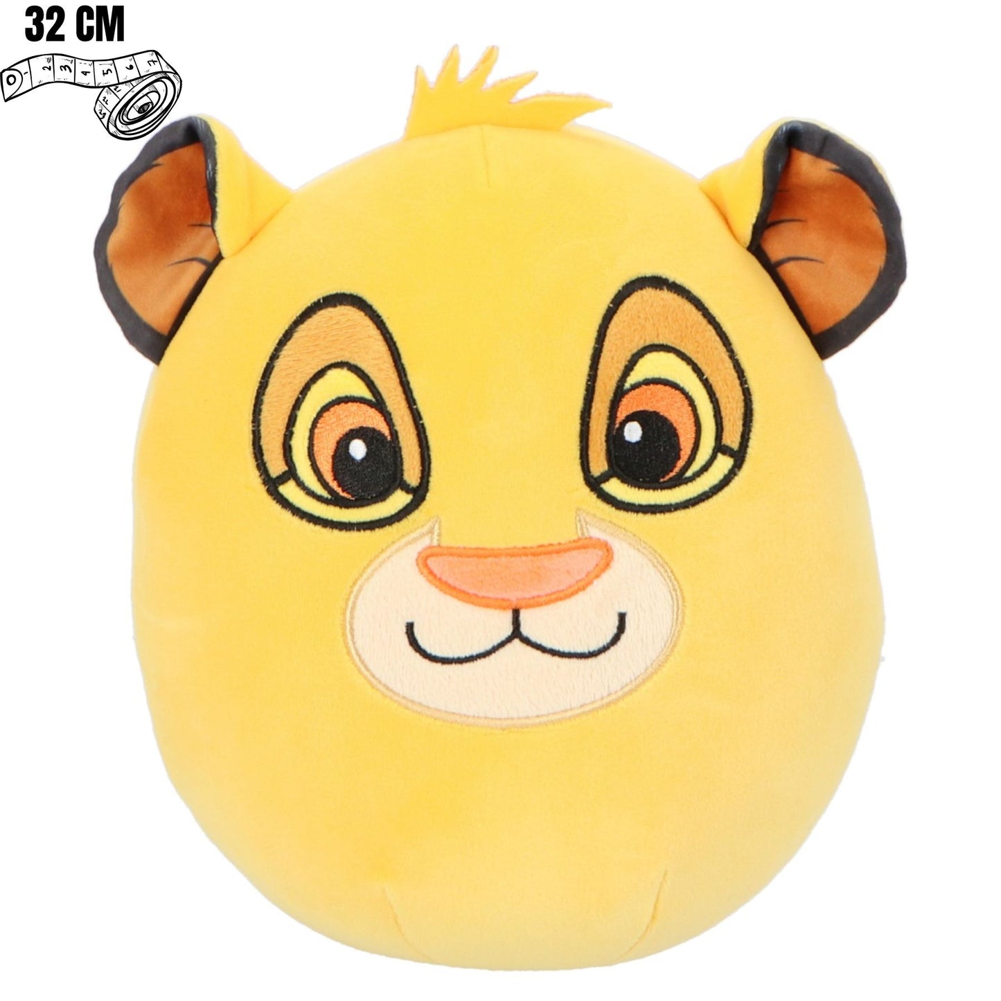 Lion King Simba Squishy 32 cm weiche Spielzeugfigur in Gelb für Kinder