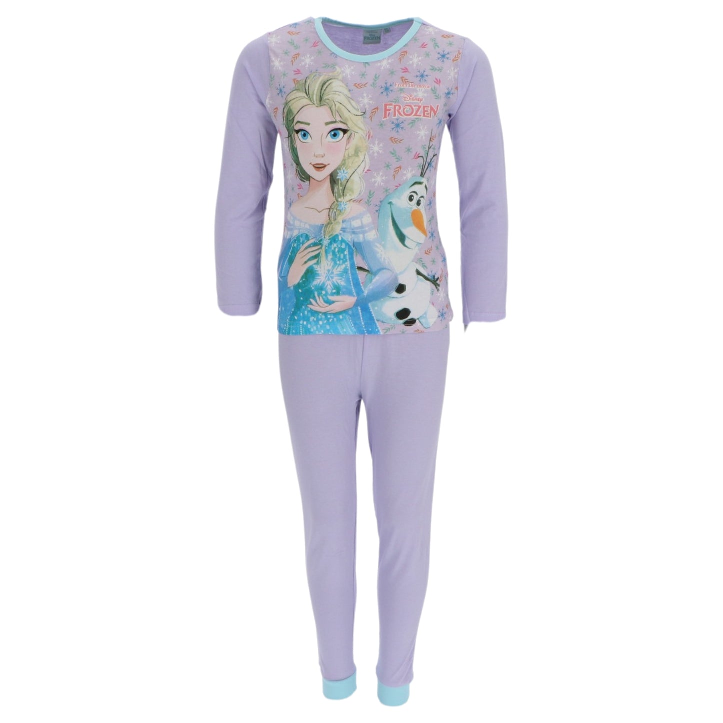 Disney Frozen Kinder Pyjama Schlafanzug Langarm Zweiteiler für Mädchen aus Baumwolle