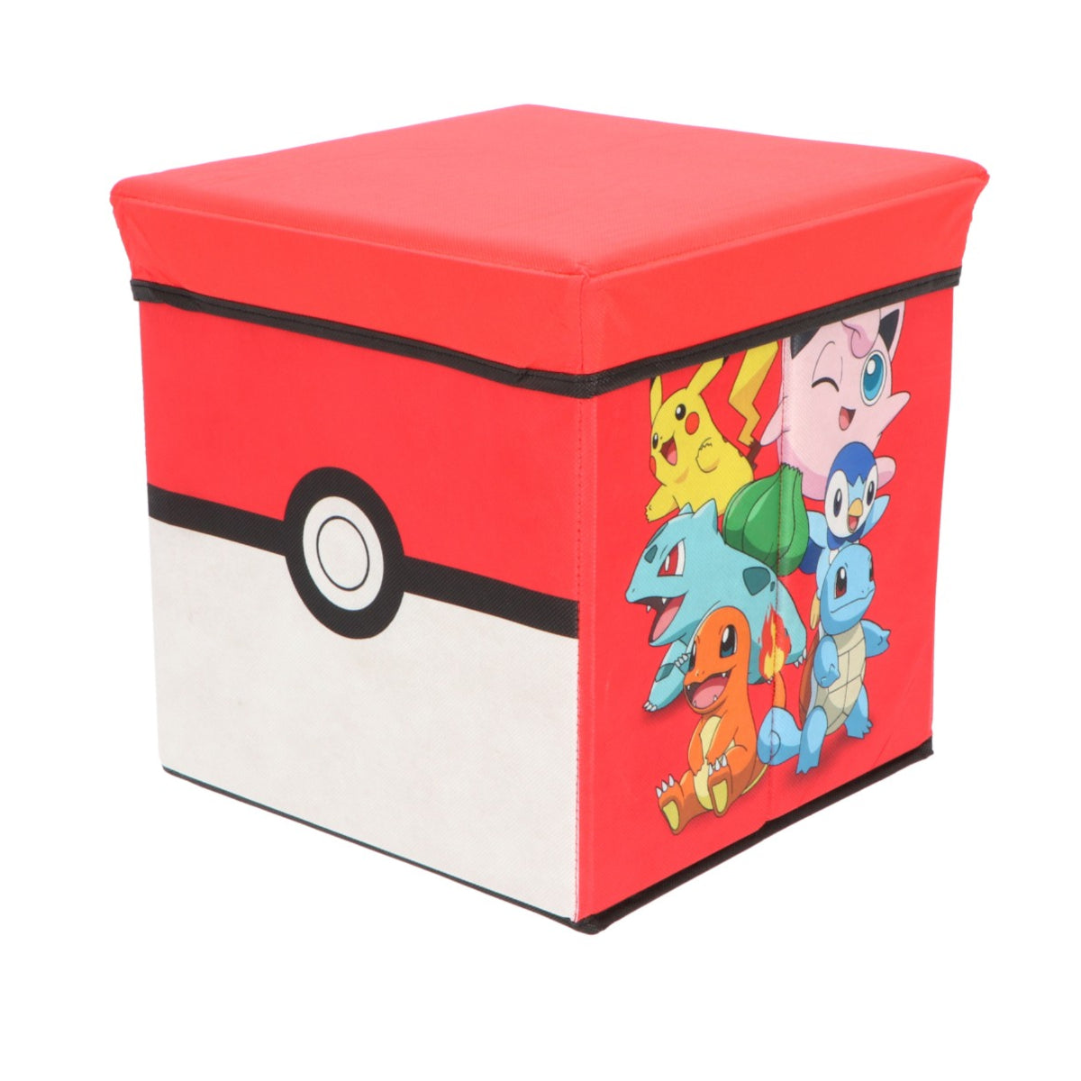 Pokemon Aufbewahrungsbox mit Sitzfunktion und Stauraum 30 × 30 × 30 cm
