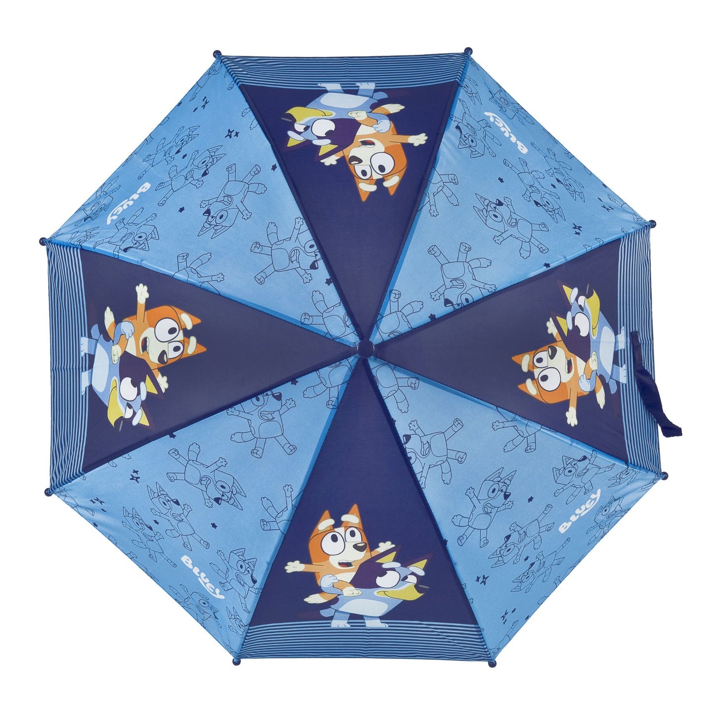 Bluey ⌀ 69 cm Regenschirm transparent Kinder Schirm für Regen Alltag