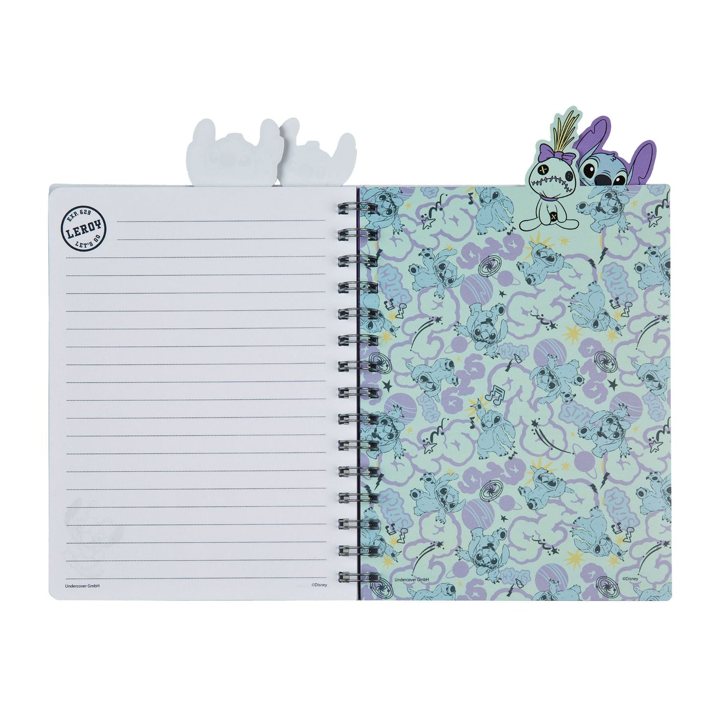 Disney Stitch Notizbuch blau Journal Schreibheft für Notizen Schule Büro und Alltag