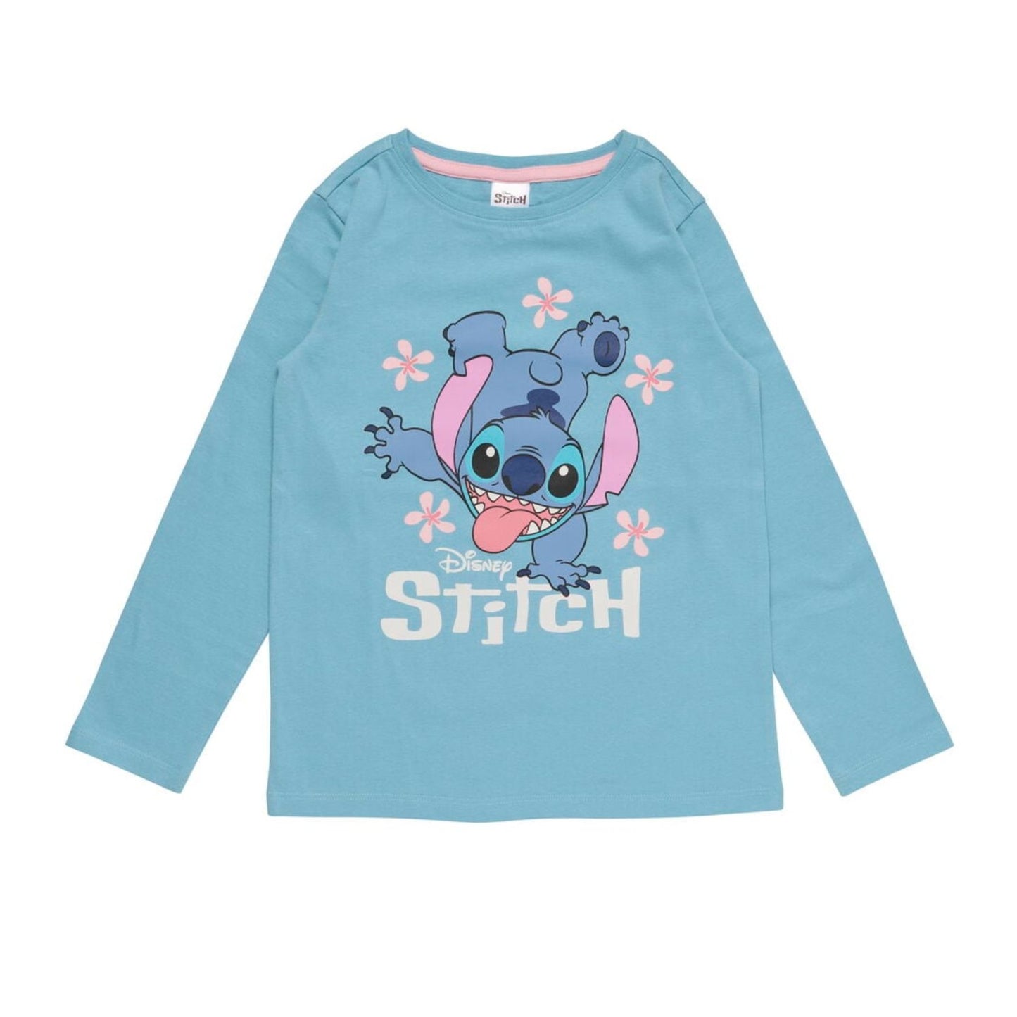 Disney Stitch Kinder Sweatshirt Langarmshirt Baumwollshirt Freizeitshirt