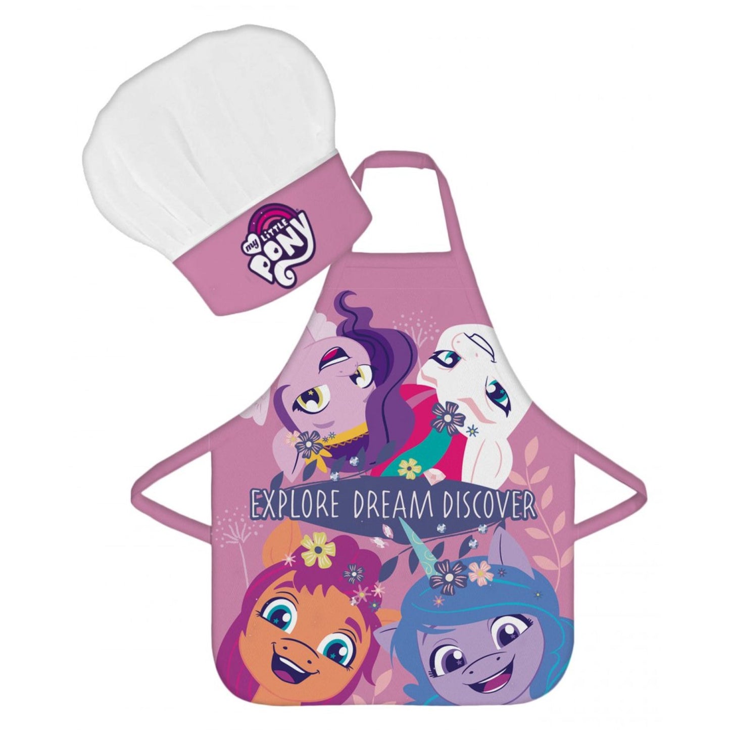 My Little Pony Kinder Schürze mit Kochmütze für Spielküche