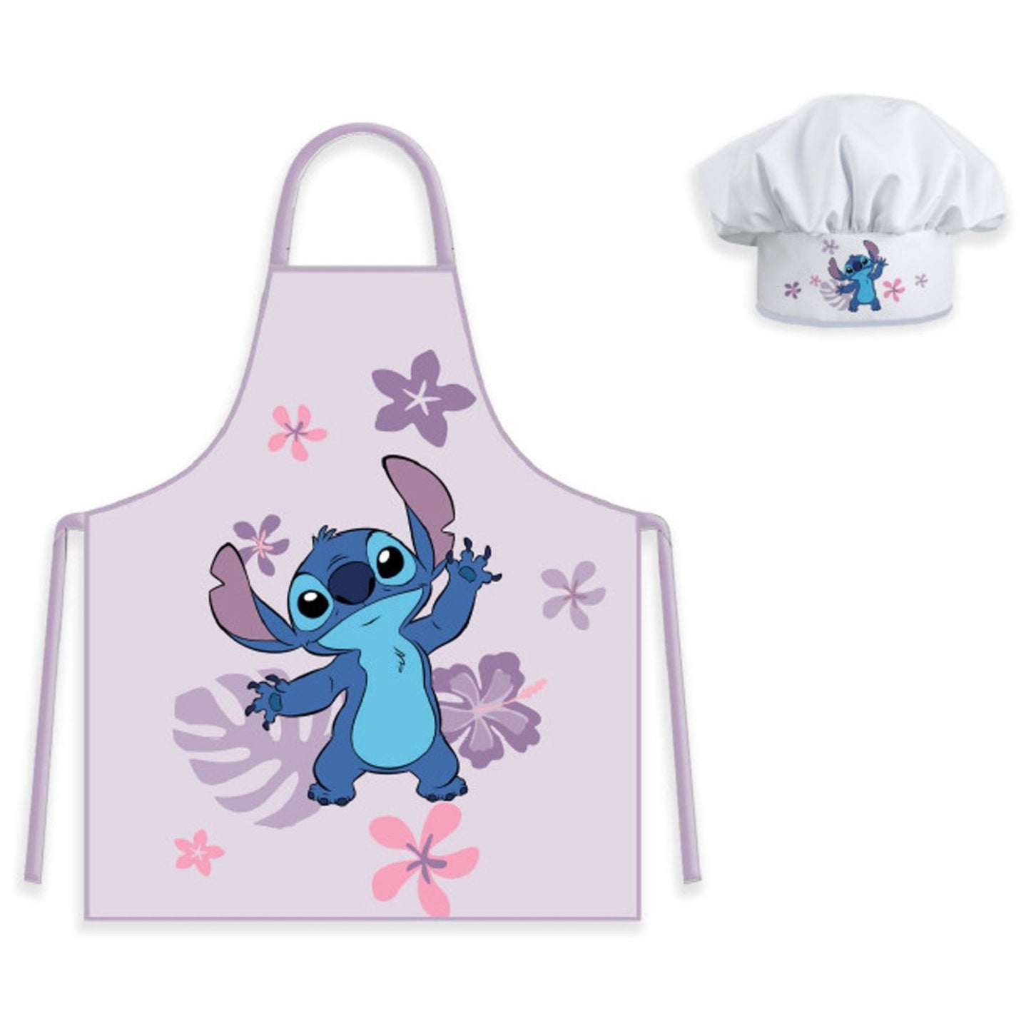Disney Stitch Kinder Schürze mit Kochmütze für Spielküche
