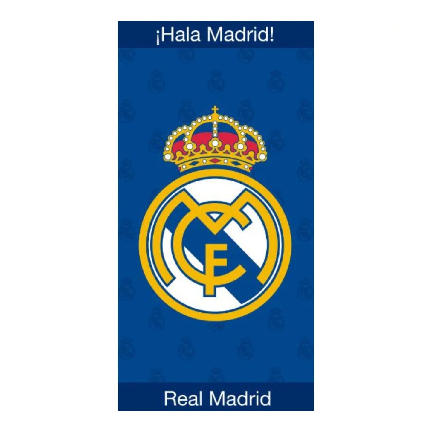 Real Madrid Strandtuch Blau Badetuch Handtuch Baumwolle 70 × 140 cm