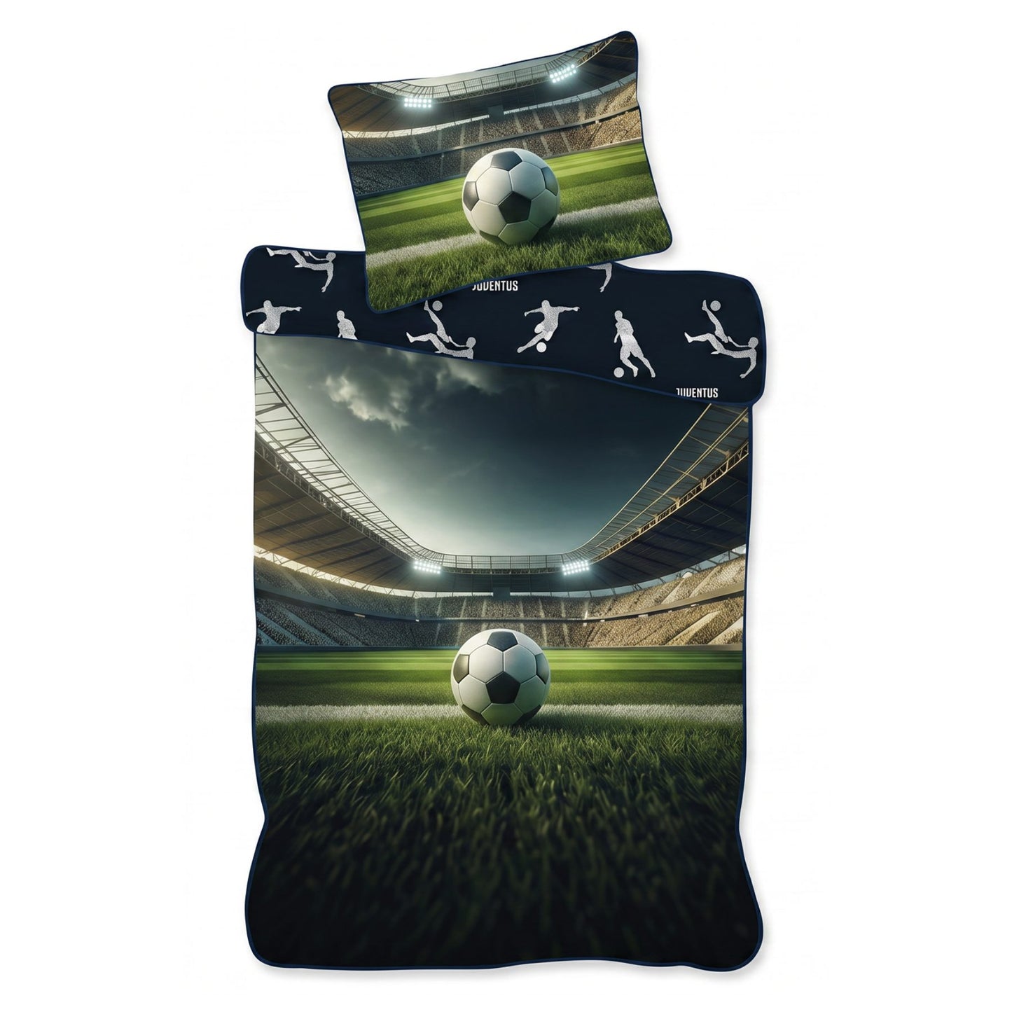Football Bettwäsche Set Bettbezug Kissenbezug Baumwolle 140 × 200 cm