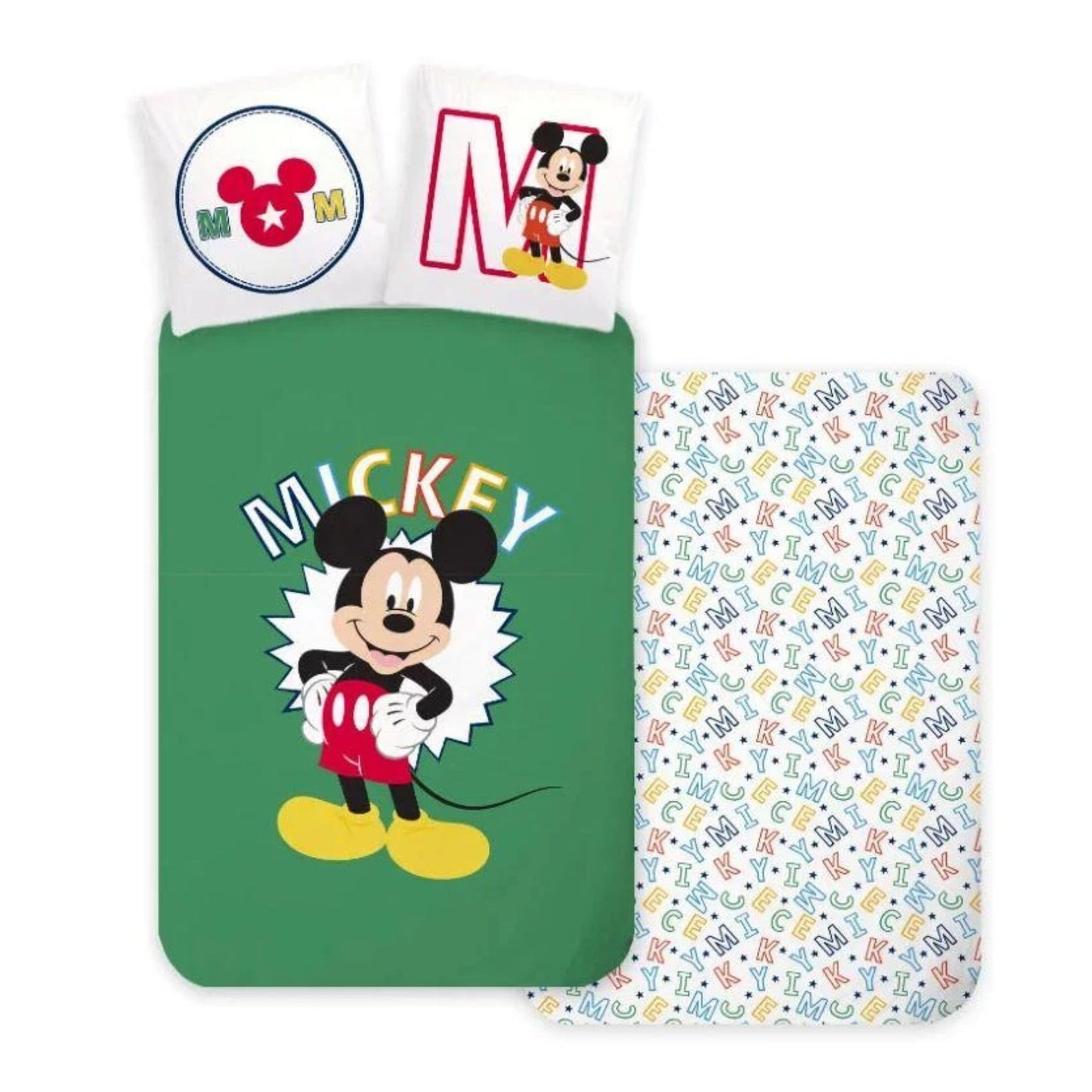 Disney Mickey Mouse 100 x 135 cm 40 x 60 cm Bettwäsche Set Baumwolle Bettbezug Kissenbezug