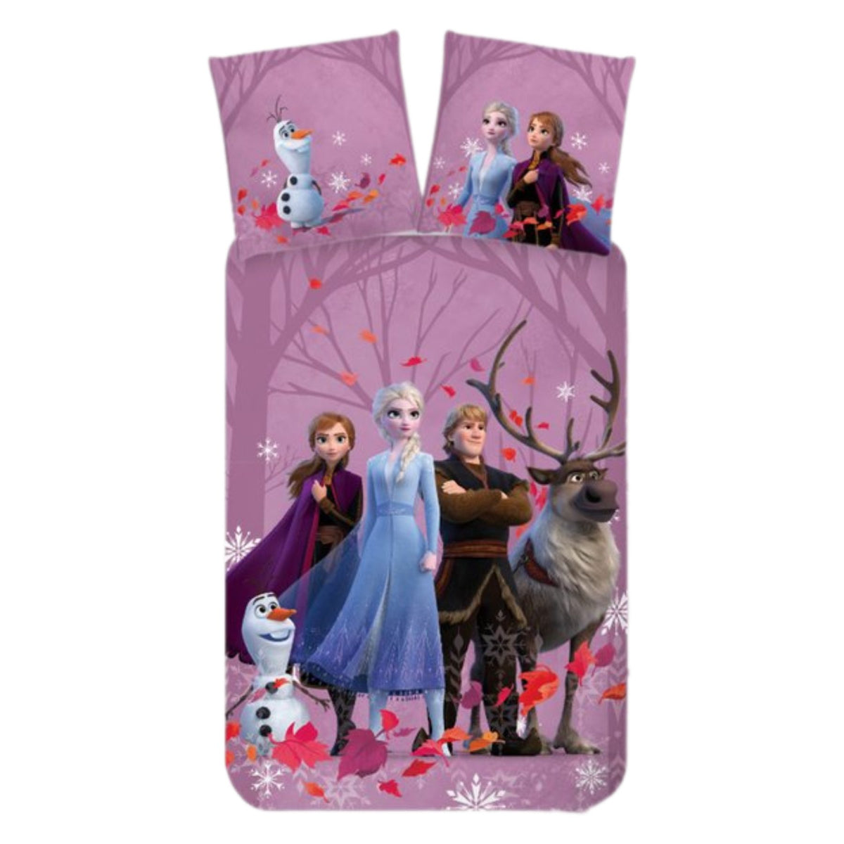 Disney Frozen Bettwäsche Set Baumwolle Bettbezug Kissenbezug 100 x 135 cm 40 x 60 cm