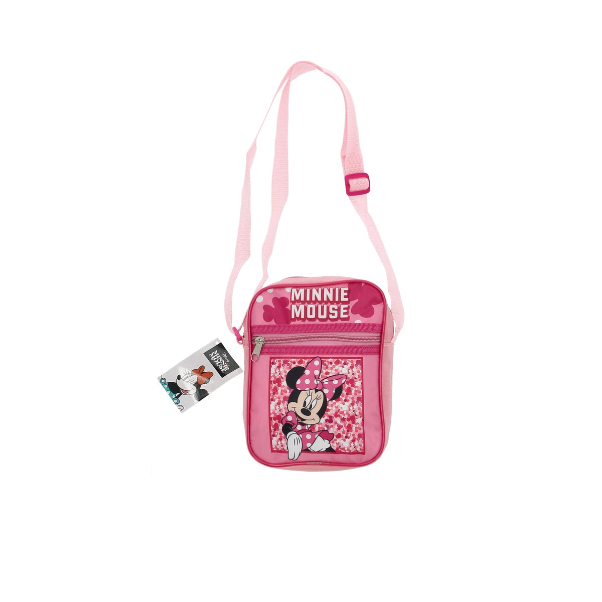 Disney Minnie Mouse Kinder Umhängetasche kompakt für Alltag Schule und Freizeit