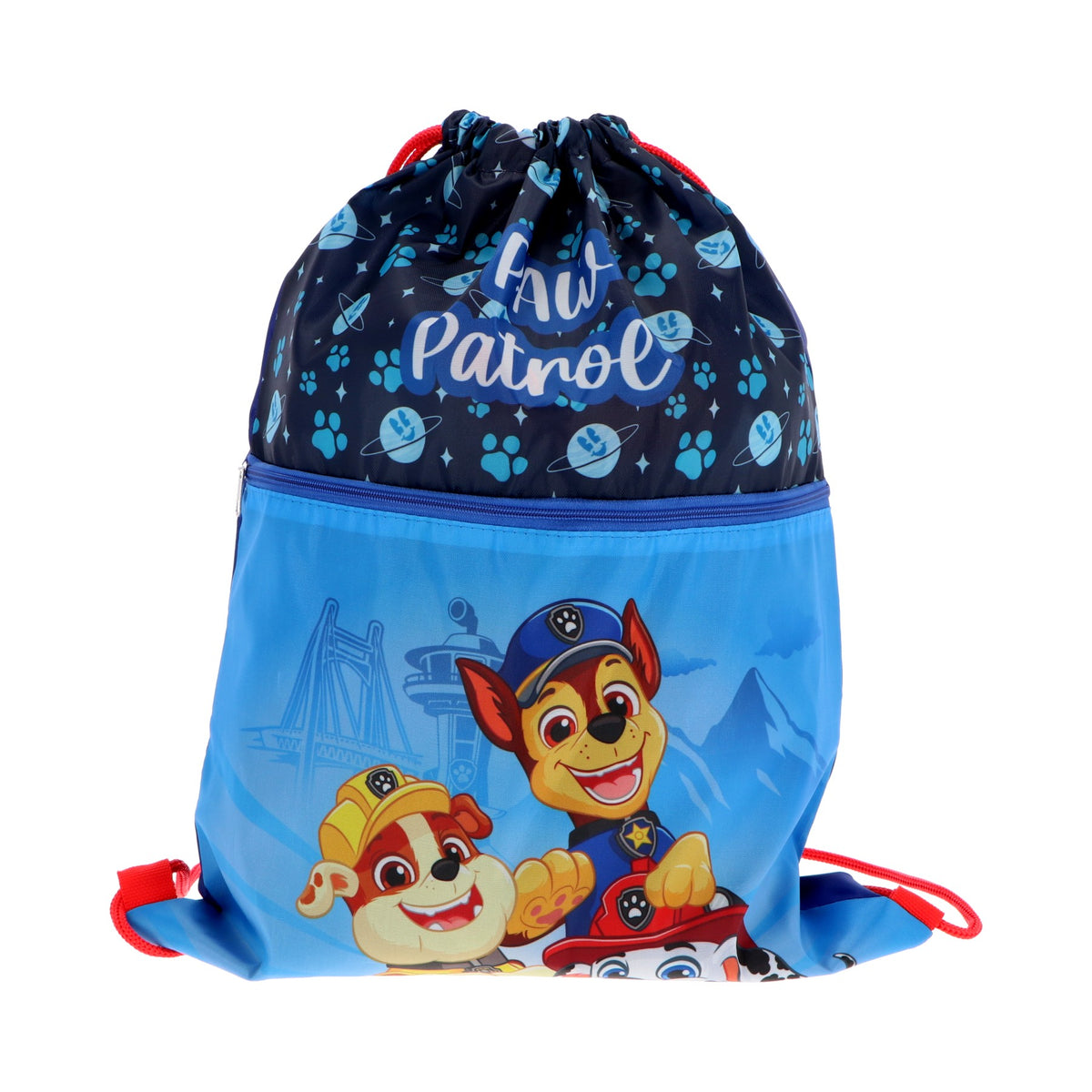 Paw Patrol Kinder Turnbeutel Deluxe für Sport Freizeit und täglichen Gebrauch
