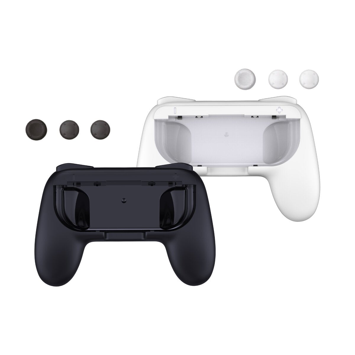 Qware Ergonomischer Handgriff kompatibel mit Nintendo Switch Joy-Con – Komfortables Gaming-Zubehör