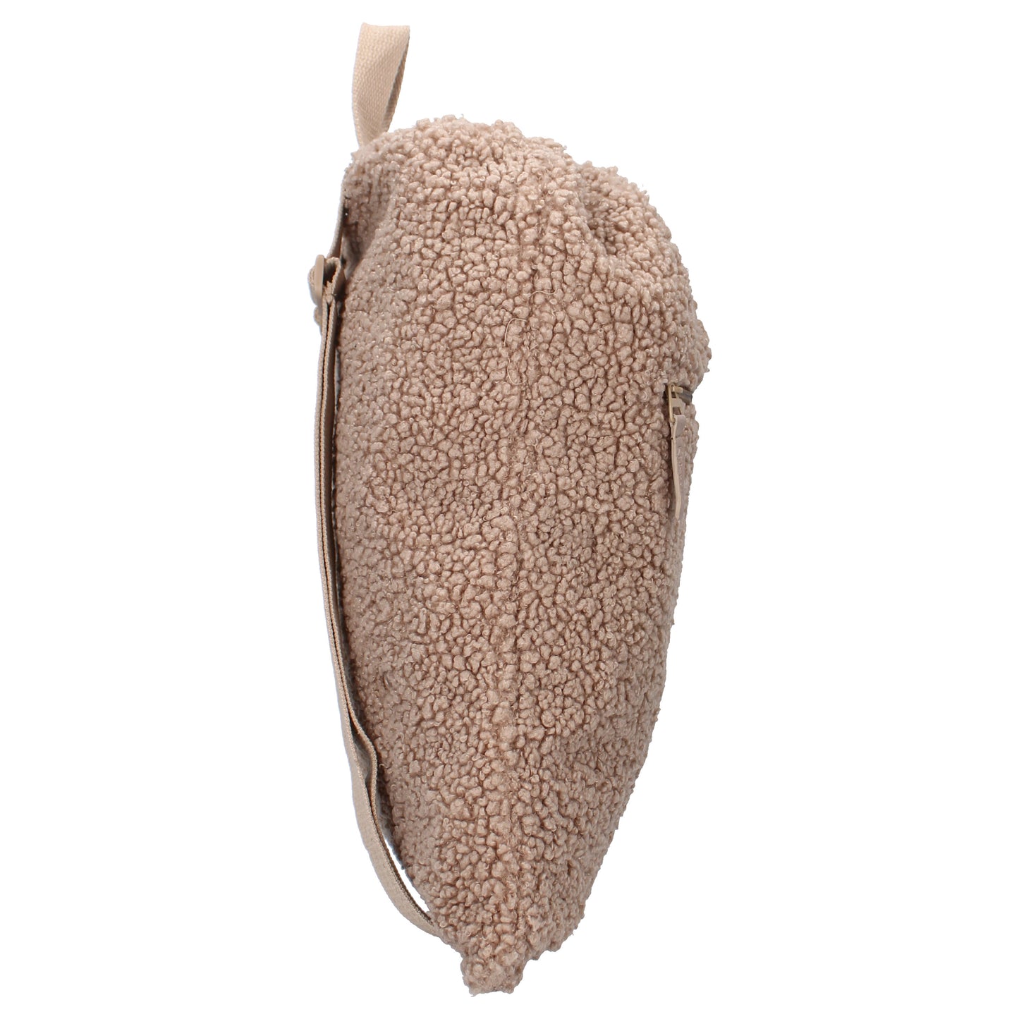 Kidzroom Turnbeutel Teddy in Town – Beige Beutel aus flauschigem Teddy-Stoff