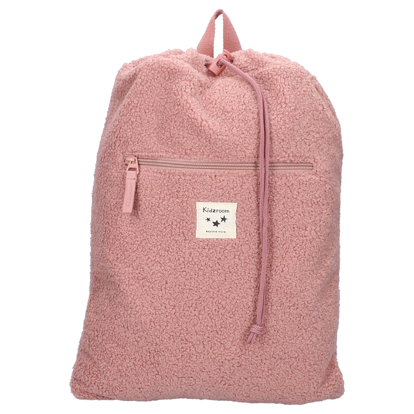 Kidzroom Teddy in Town Turnbeutel – Stylischer Beutel für Kinder in Rosa