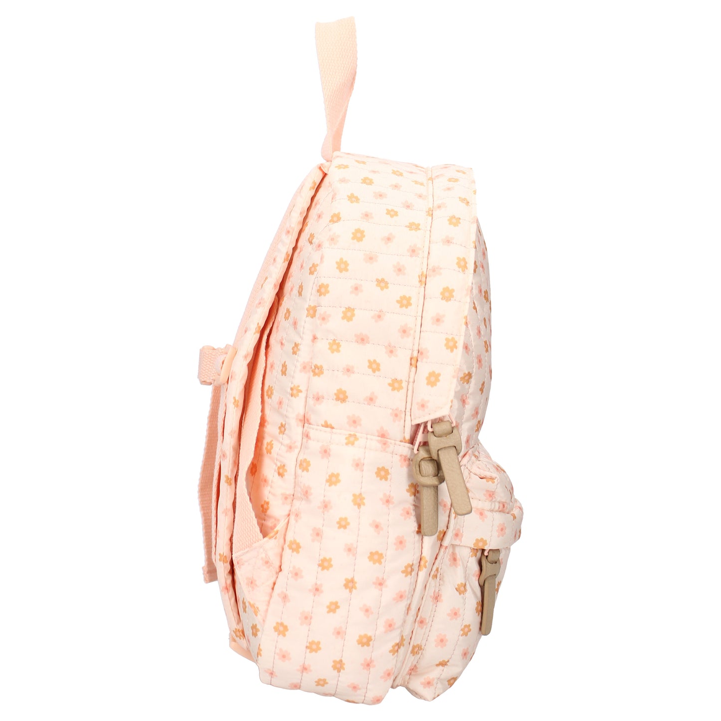 Kidzroom Kinderrucksack – Rosa Rucksack mit Blumenprint für Kinder