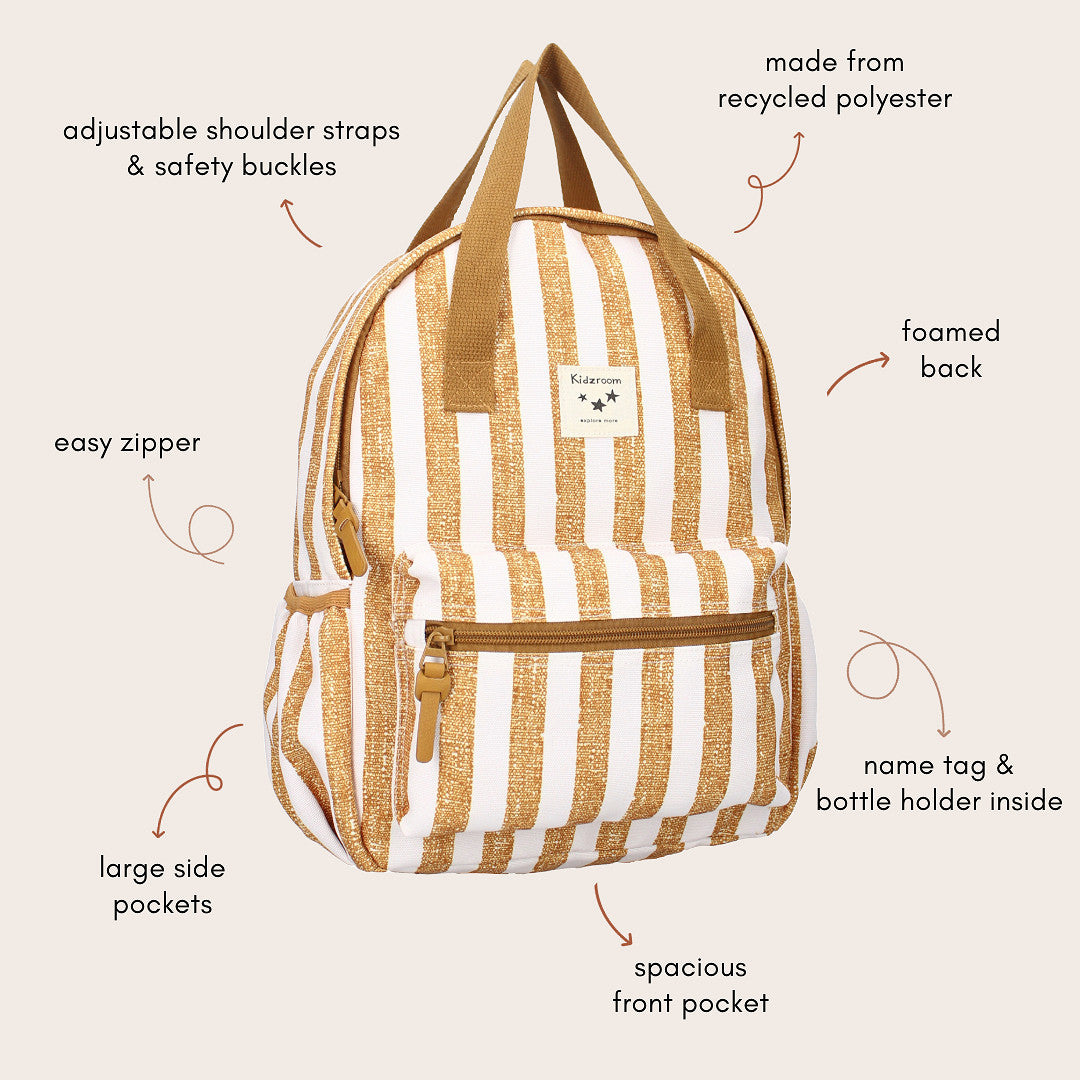 Kidzroom Turin Rucksack Enchanted Memories Blumen Rucksack für Kinder