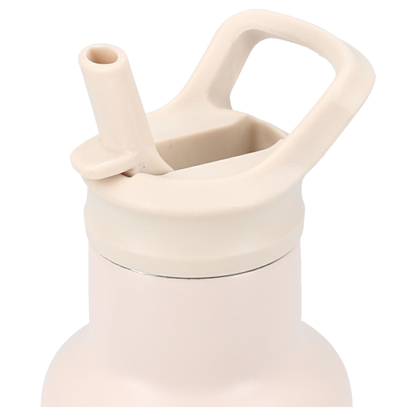 Kidzroom Wasserflasche Trinkflasche 350 ml für Kinder aus Edelstahl mit Strohhalm & Flugzeug-Design