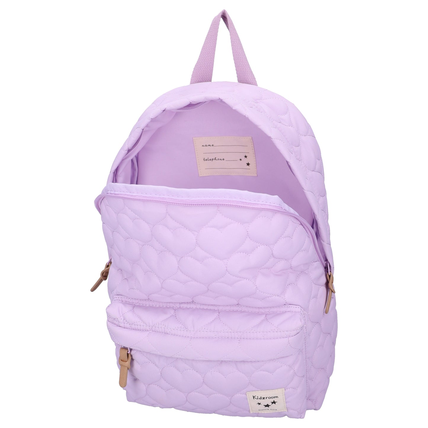 Kidzroom Wonderful Worlds Kinderrucksack Blumen Rucksack für Kita und Ausflüge Rosa