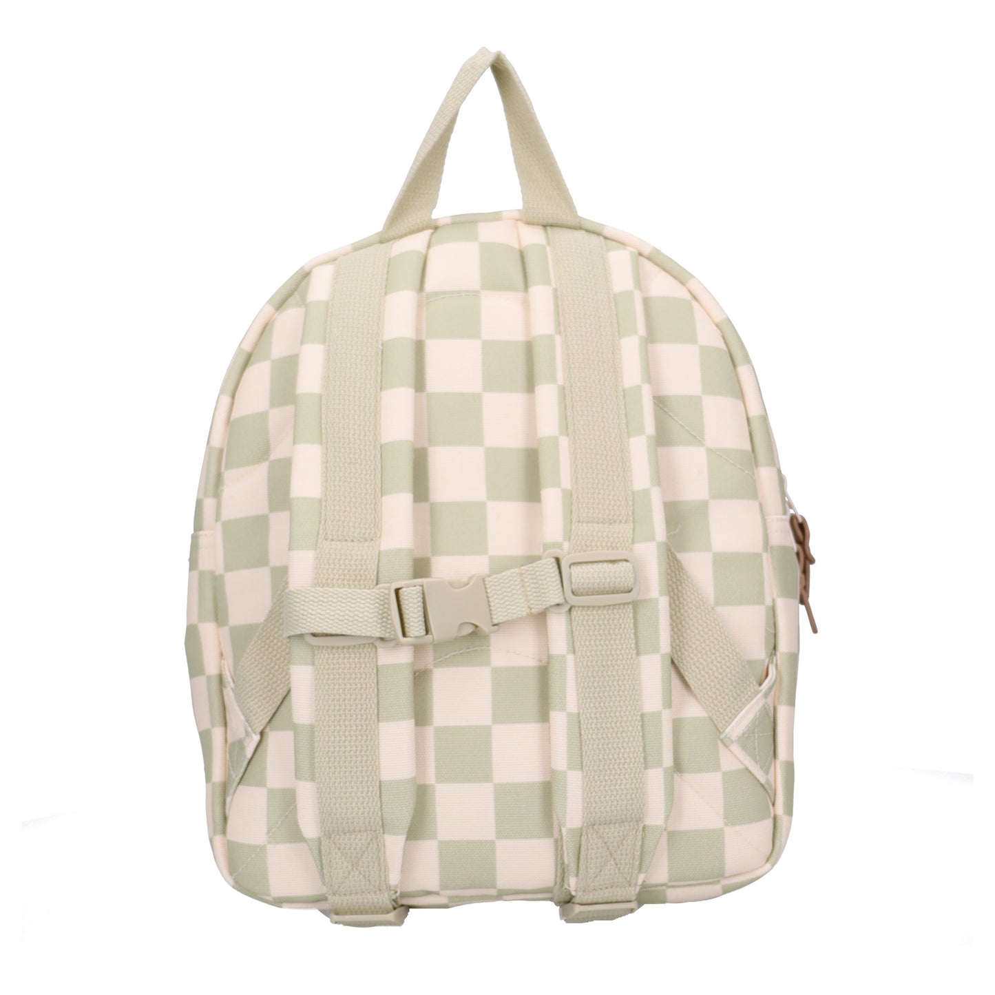 Kidzroom Rucksack Nostalgia beige grün mit Doppelreißverschluss