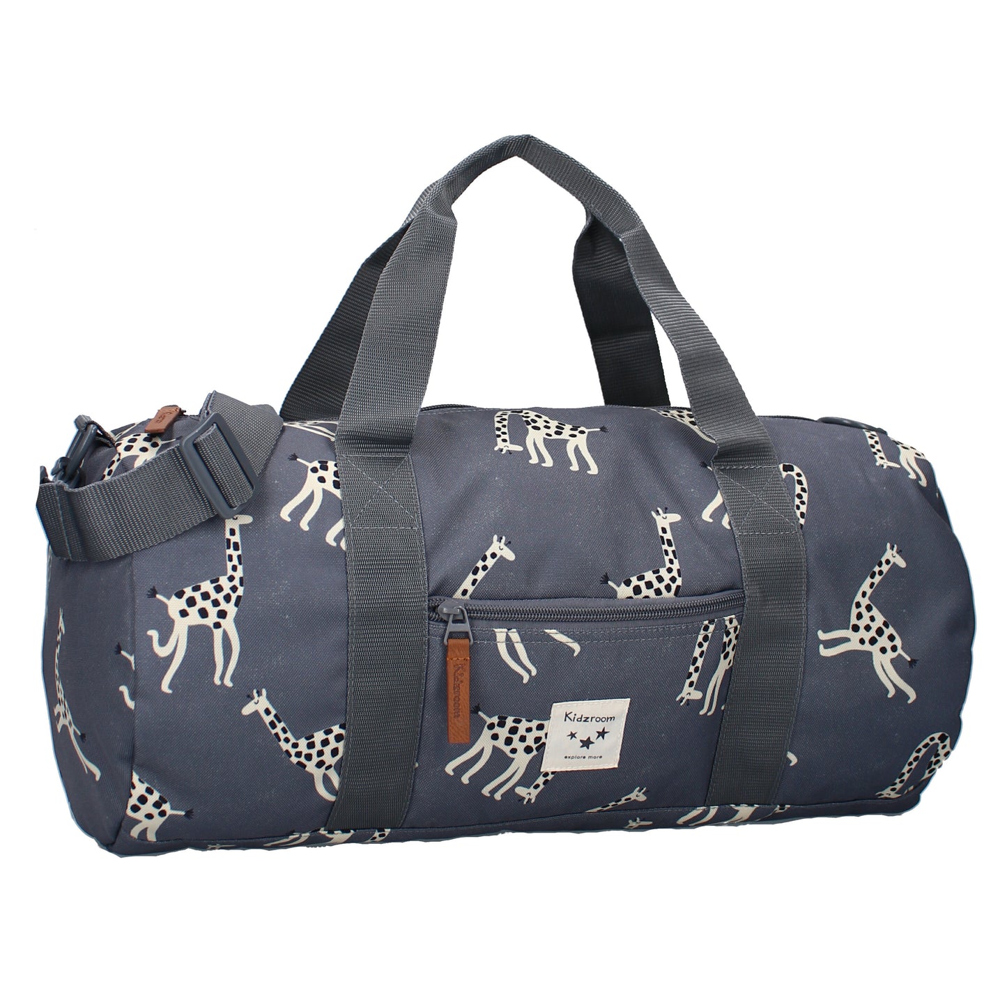 Kidzroom Sporttasche Giraffe – Blaue Tasche für Kinder