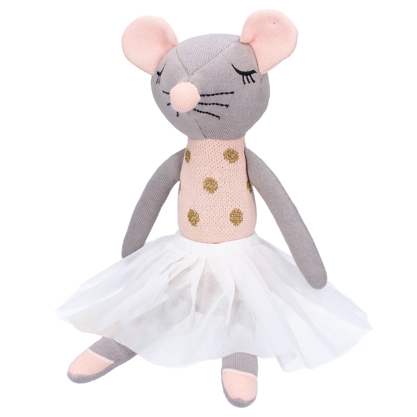 Kidzroom Cuddle Me Tight Maus Lola 40 cm – Fröhliches Tanzplüschtier für Kinder