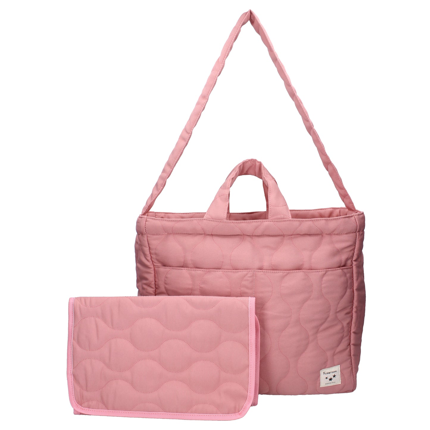 Kidzroom Wickeltasche Rosa Babytasche mit Wickelunterlage