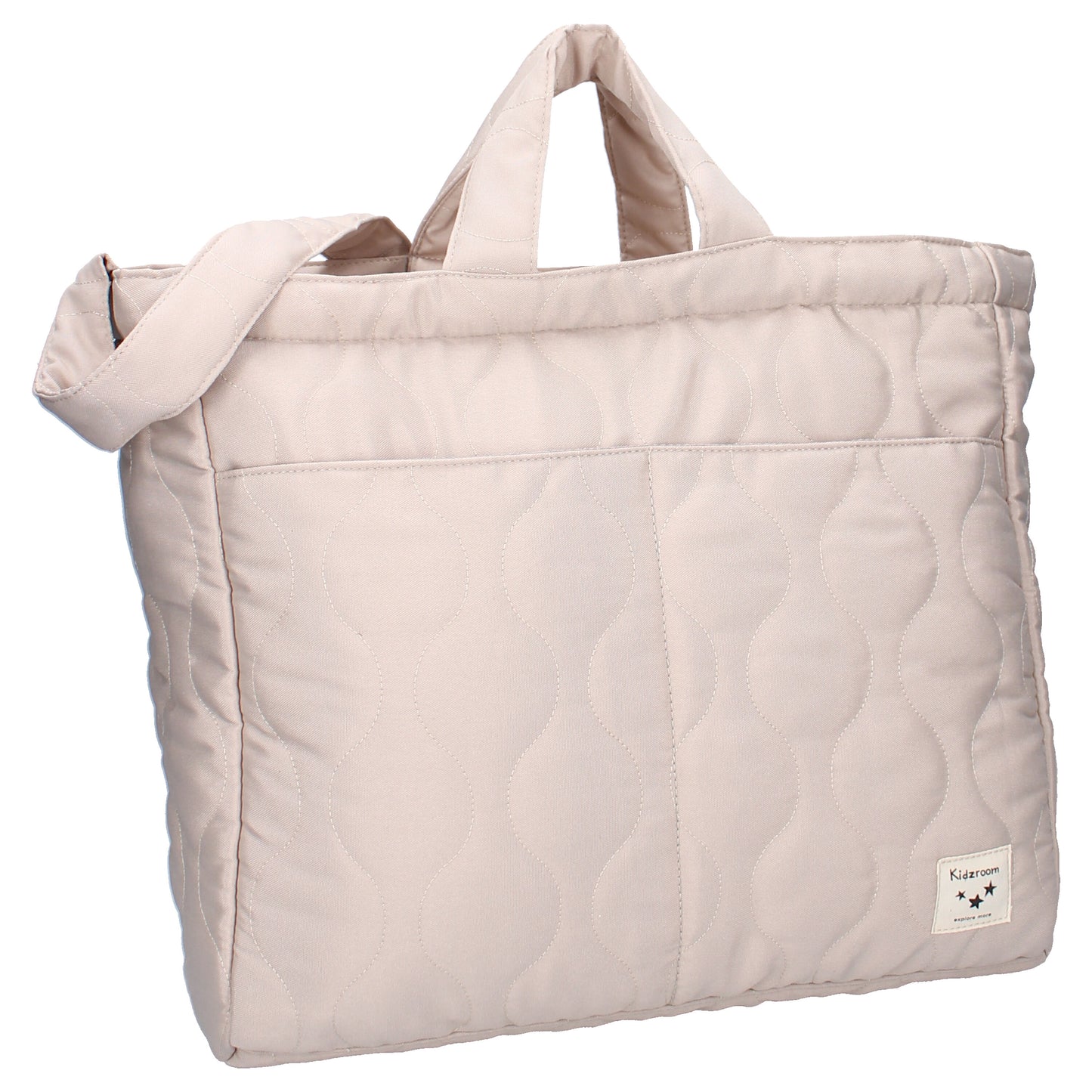 Kidzroom Wickeltasche – Stilvolle Babytasche in Taupe mit viel Stauraum