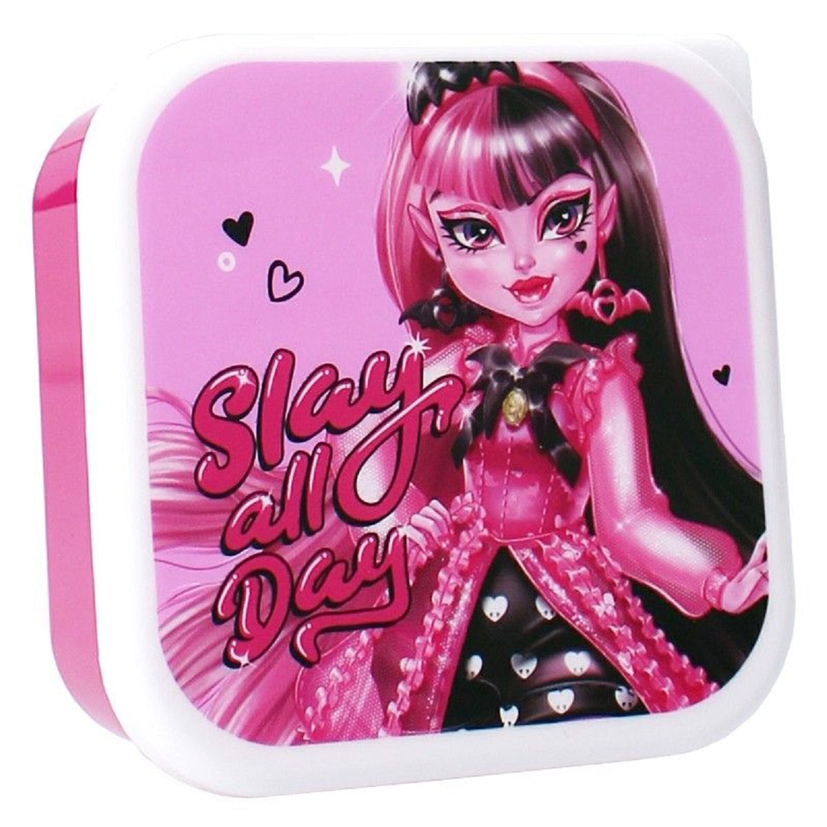 Monster High Brotzeitbox 3in1 – Perfekte Lunchbox für Schule und Freizeit