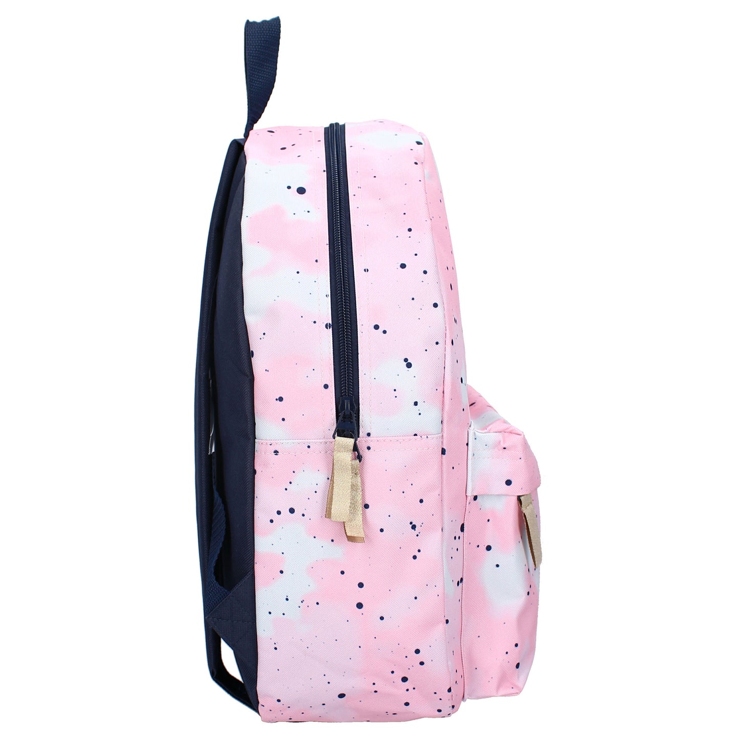 Milky Kiss Rucksack Next Level Vibes – Pinkfarbener Schulrucksack mit Reißverschlussfächern