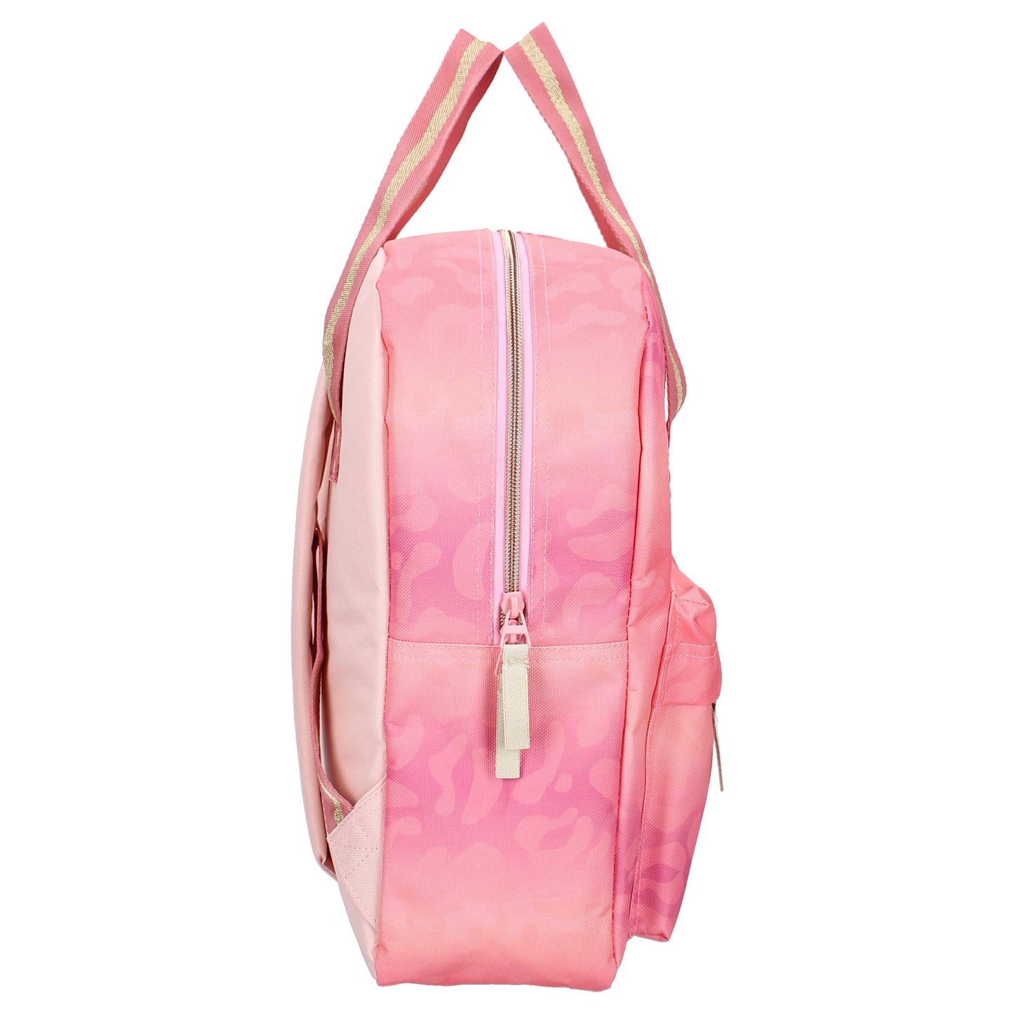 Milky Kiss Love and Laughter Rucksack – Trendige Tasche in Rosa Schultasche