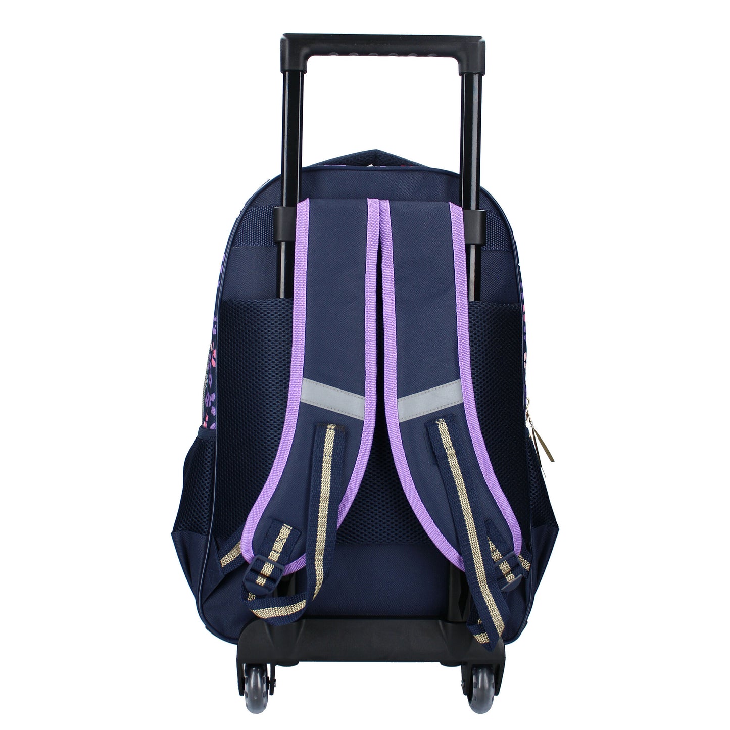 Milky Kiss Trolley-Rucksack Divine Days Dunkelblau mit Blumen