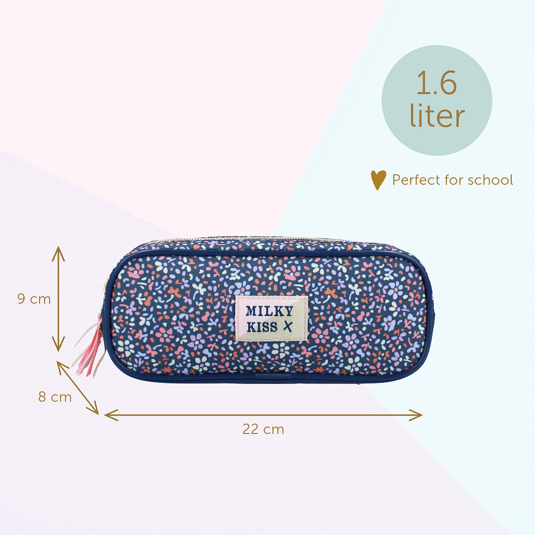 Milky Kiss Federmäppchen Etui mit Reißverschluss für Kinder
