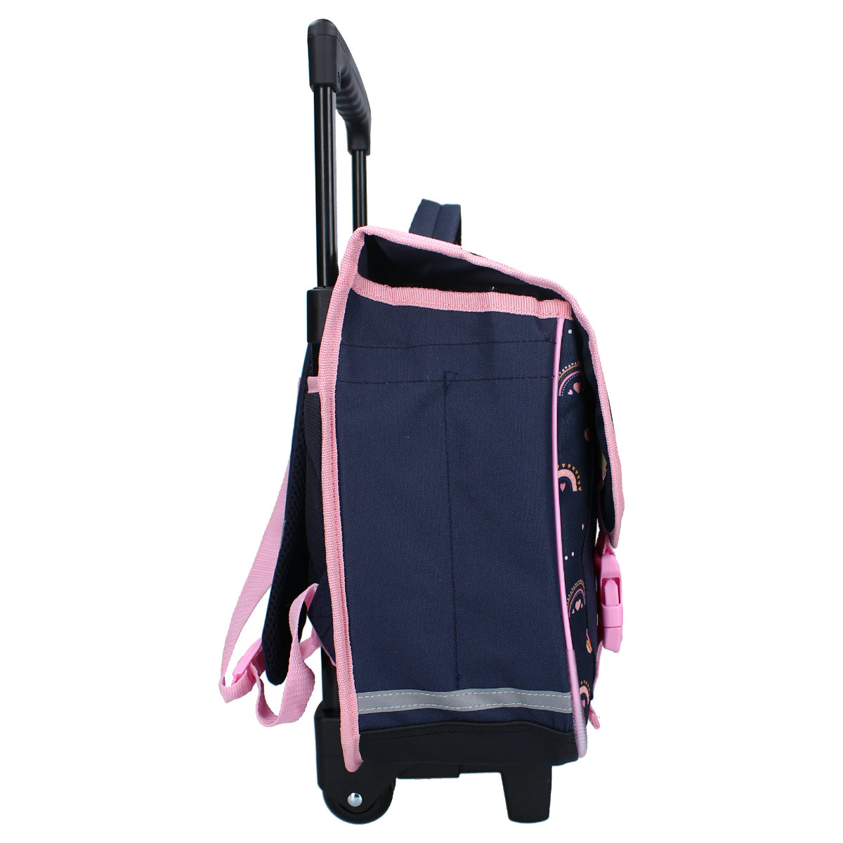 Milky Kiss Rucksack Herz mit Regenbögen und Griff Schultasche