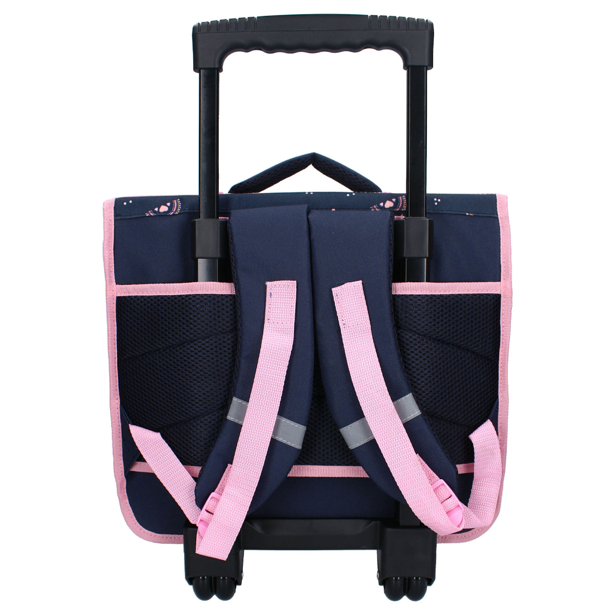 Milky Kiss Rucksack Herz mit Regenbögen und Griff Schultasche