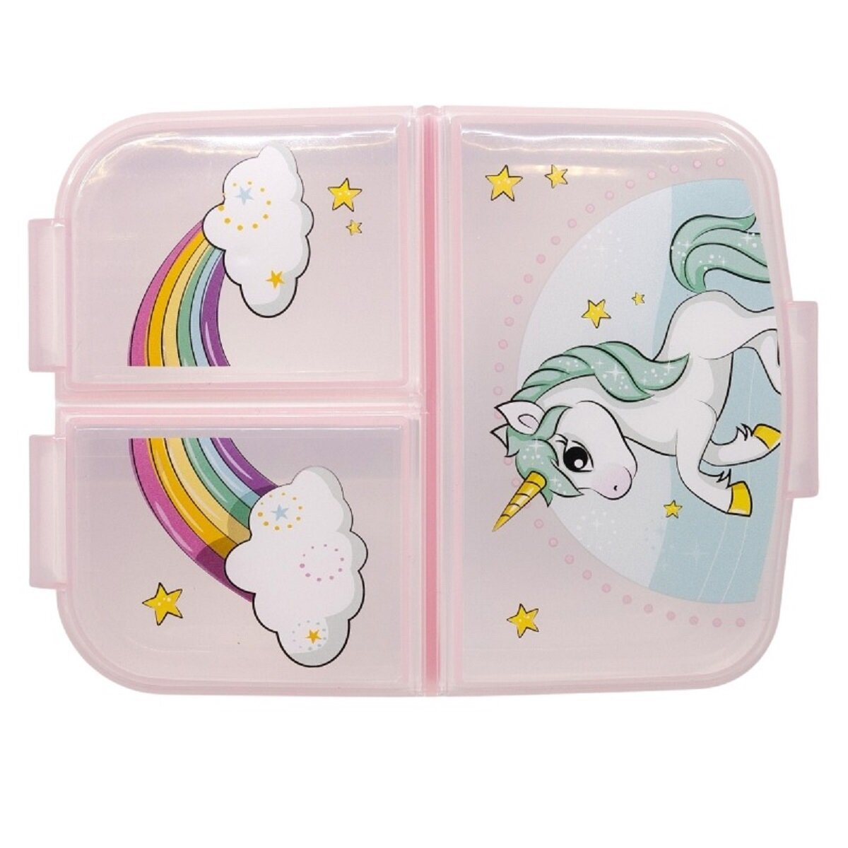 Kinder Brotdose – Lunchbox mit 3 Fächern & tollem Design