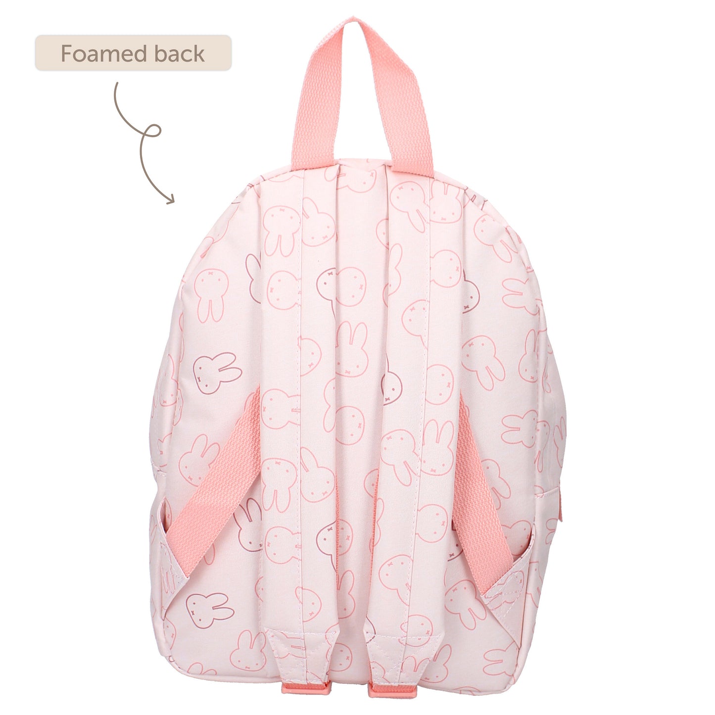 Miffy Rucksack – „Full Of Fun“ Kinder Rucksack mit verstellbaren Schultergurten 31 x 22 x 9 cm