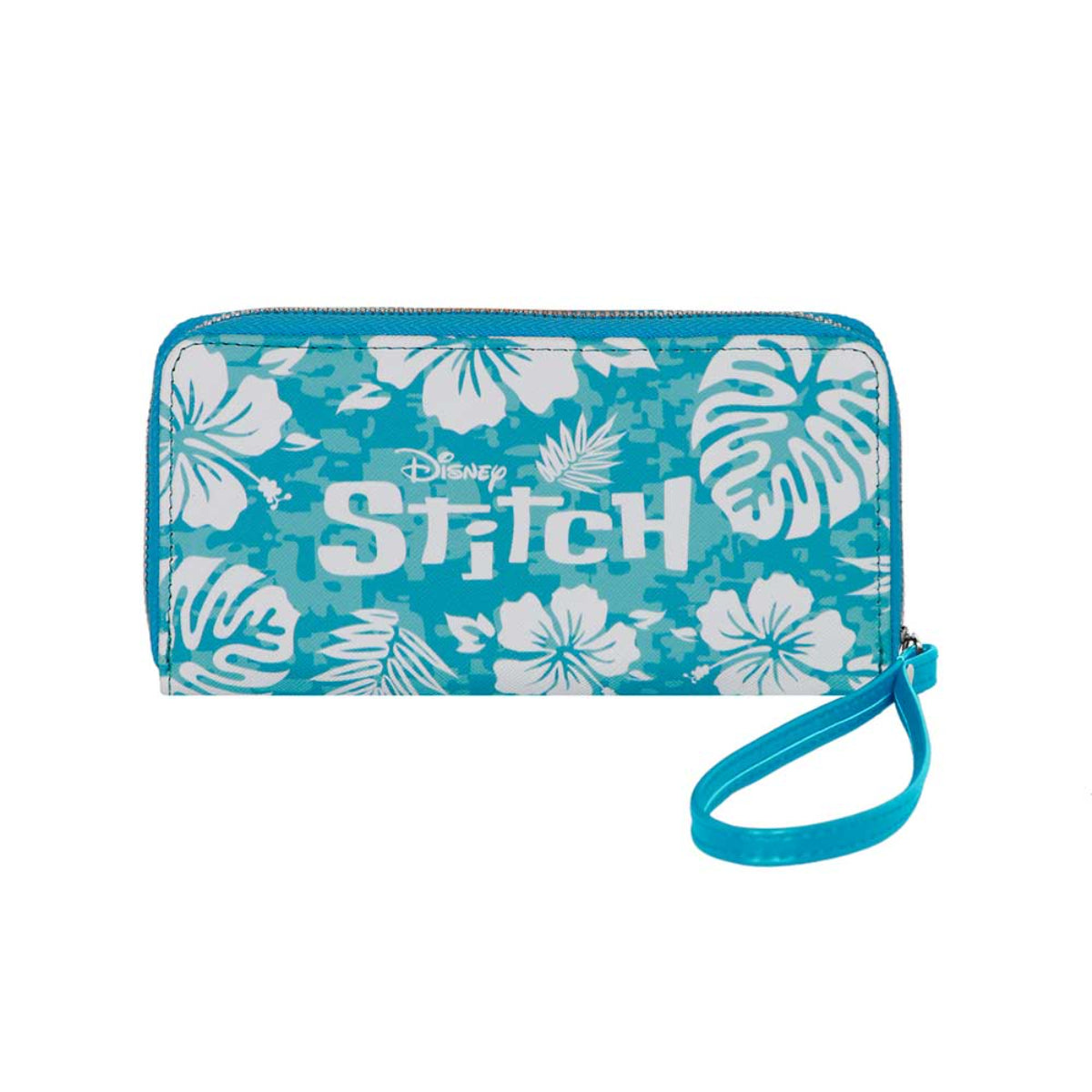 Disney Lilo and Stitch Aloha Wallet blau Kartenetui und Geldbörse mit vielen Fächern