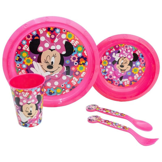Disney Minnie Mouse 5-teiliges Kindergeschirr Essensset für Kinder