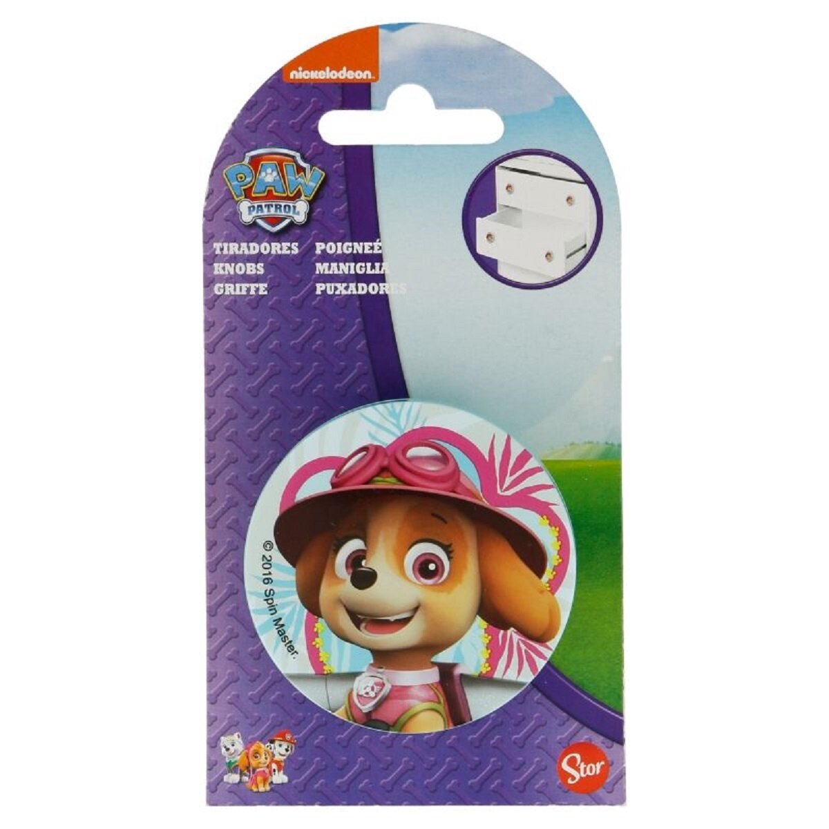 Paw Patrol Kinderzimmer Schrankknauf – Niedlicher Möbelgriff für Schränke & Schubladen