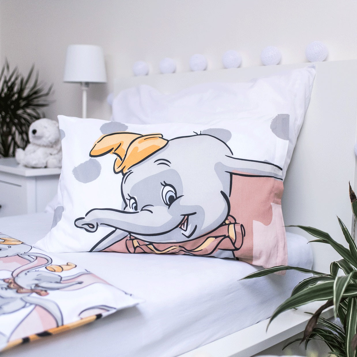 Disney Dumbo Bettwäsche – Bettbezug 100x135 cm & Kissenbezug 40x60 cm