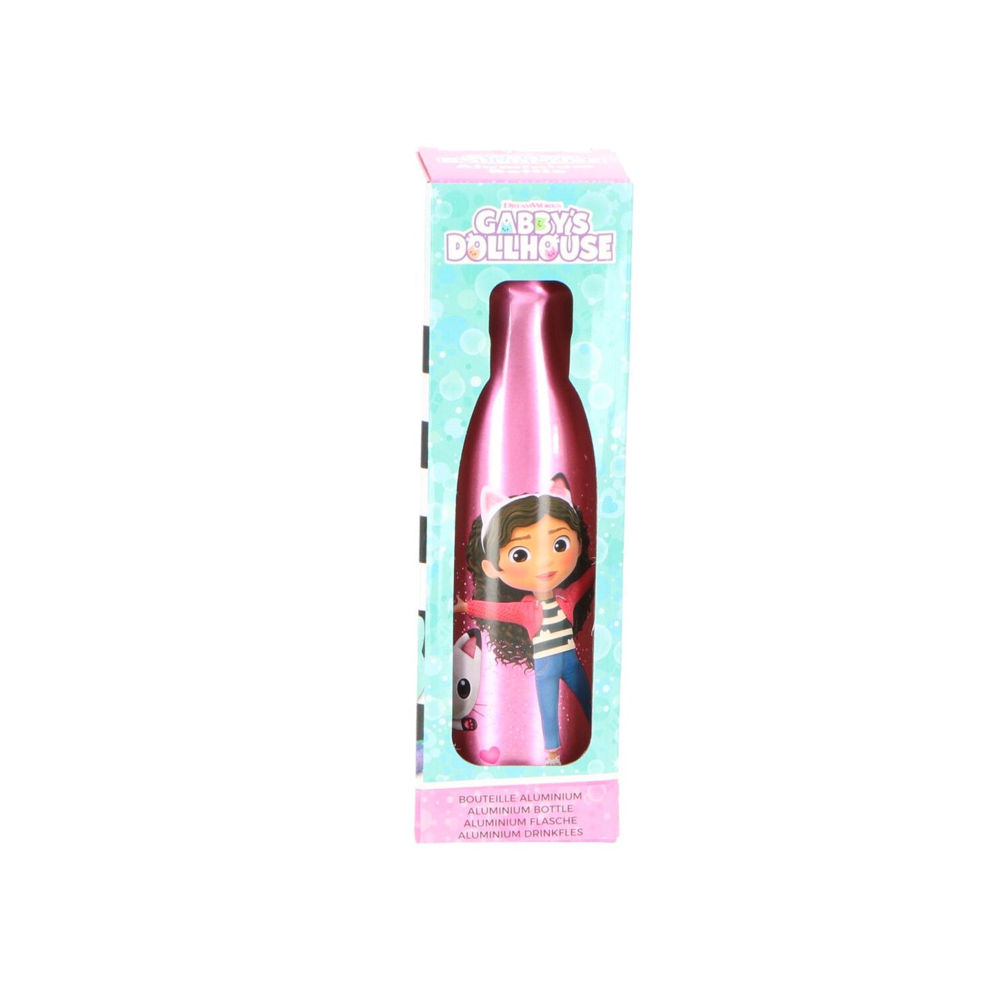 Gabby's Dollhouse Aluminium Trinkflasche 600 ml fassungsvermögen