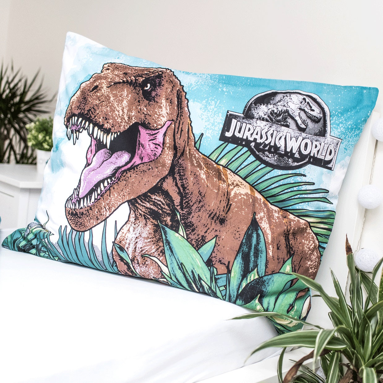 Jurassic World Kuschelige Bettwäsche Baumwolle, 140x200 cm & 70x90 cm