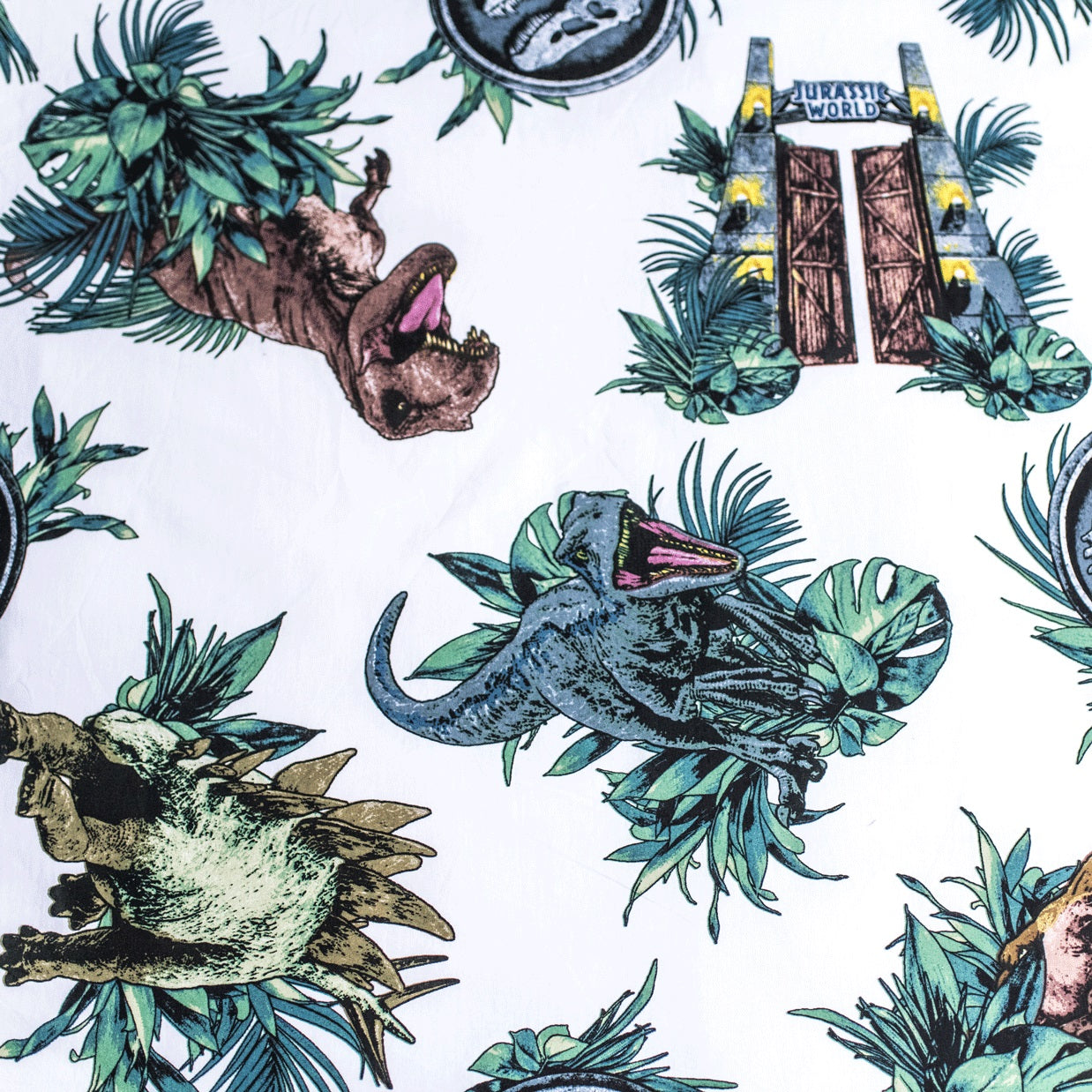 Jurassic World Kuschelige Bettwäsche Baumwolle, 140x200 cm & 70x90 cm