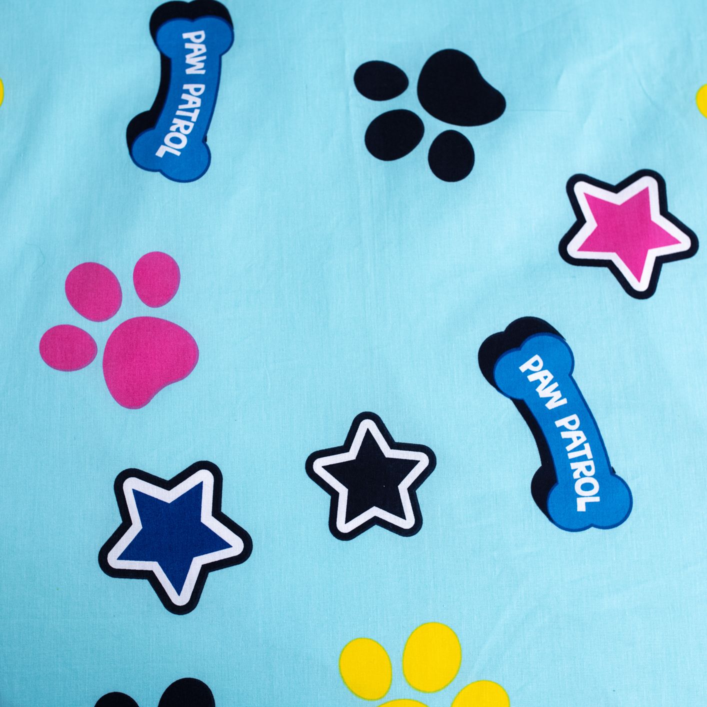 Paw Patrol Design mit Glow Effect Kuschelige Bettwäsche Baumwolle, 140x200 cm & 70x90 cm