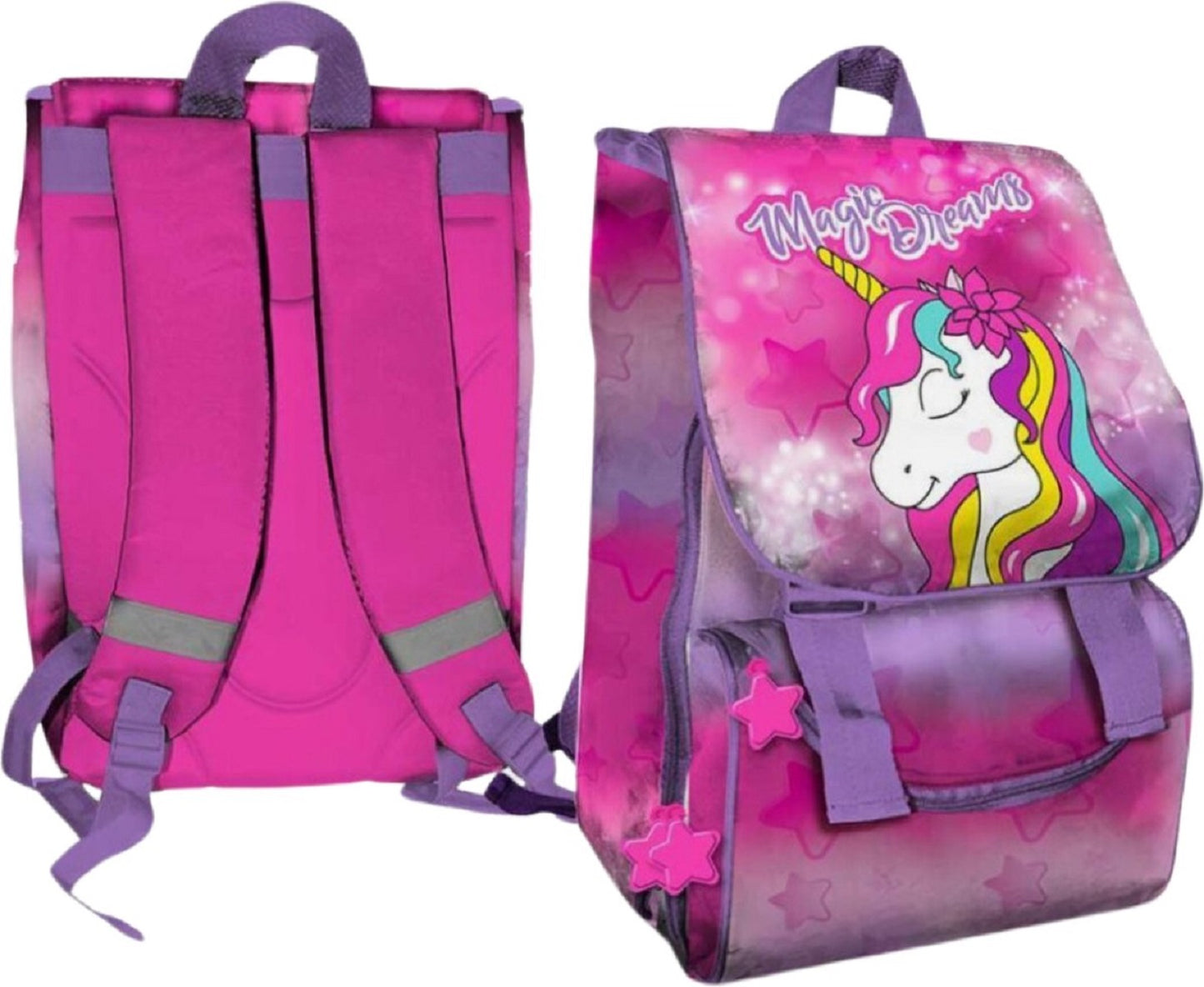Unicorn Rucksack Bunter Rucksack für Kinder im Einhorn-Stil