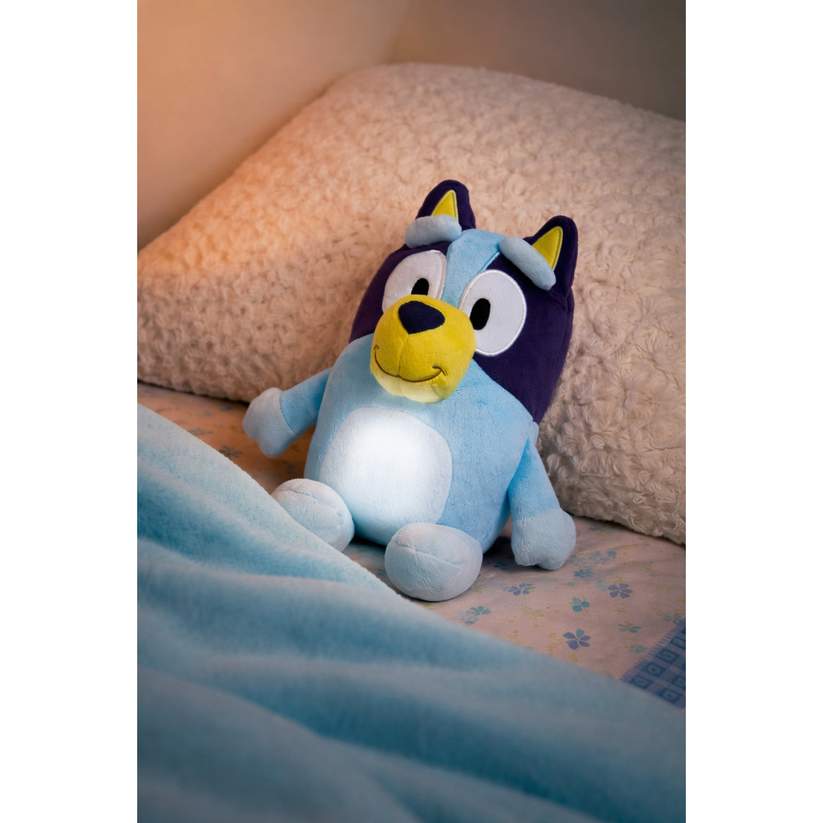 Bluey Plüschlampe 2 in 1 Nachtlicht Kuscheltier 20 cm für Kinderzimmer