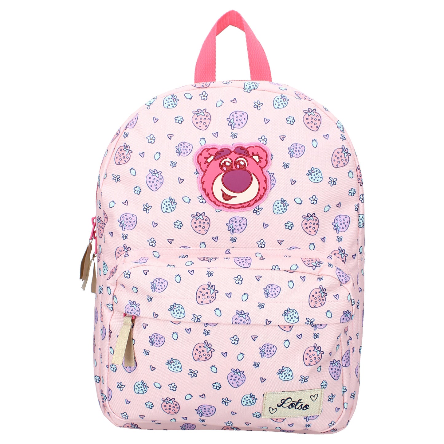 Toy Story Lotso Rucksack Rosa Mädchenrucksack mit Blumenmuster
