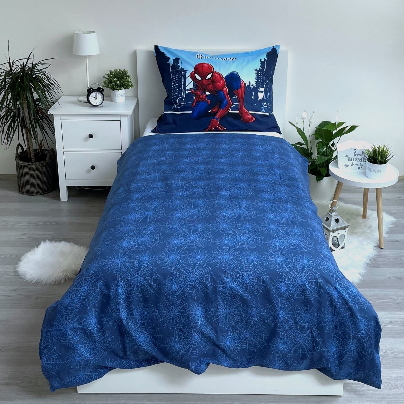 Spiderman Kuschelige Bettwäsche Baumwolle, 140x200 cm & 70x90 cm