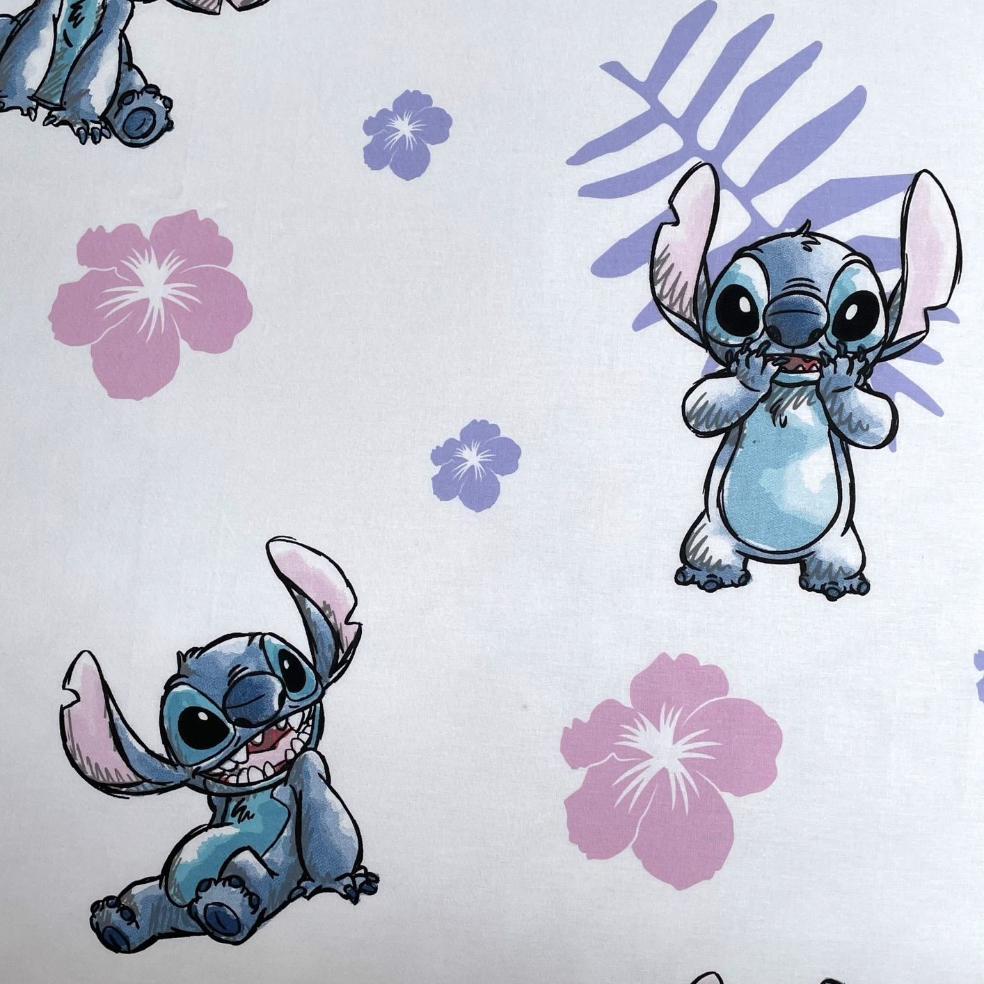 Lilo & Stitch Kuschelige Bettwäsche Polyester, 90x200 + 25 cm